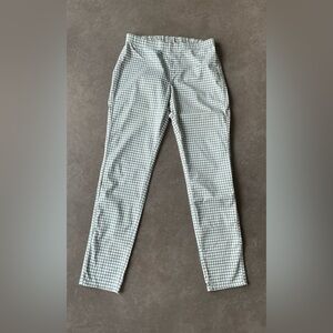 Uniqlo Women’s Cotton Pull Up Pants Checkers Pattern Size M